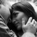 Couple sharing a tender romantic moment